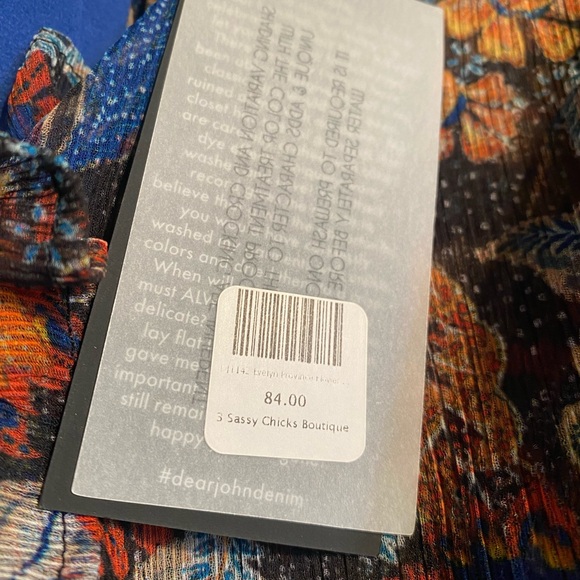 Dear John Sheer Floral Blouse - Picture 16 of 16